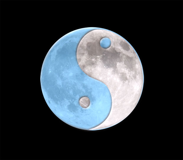 Tao Moon in Blue