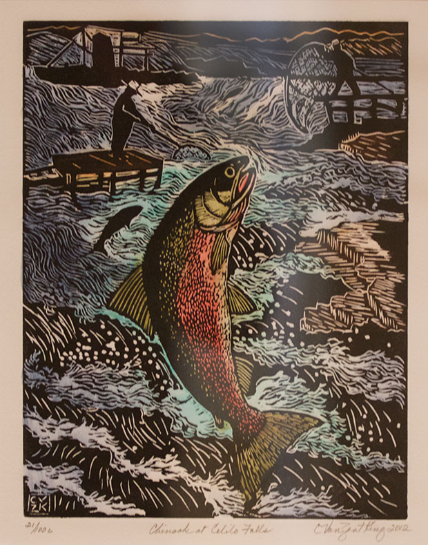 Salmon Print 
