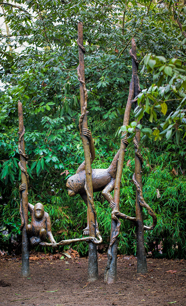 Orangutan Sculpture 