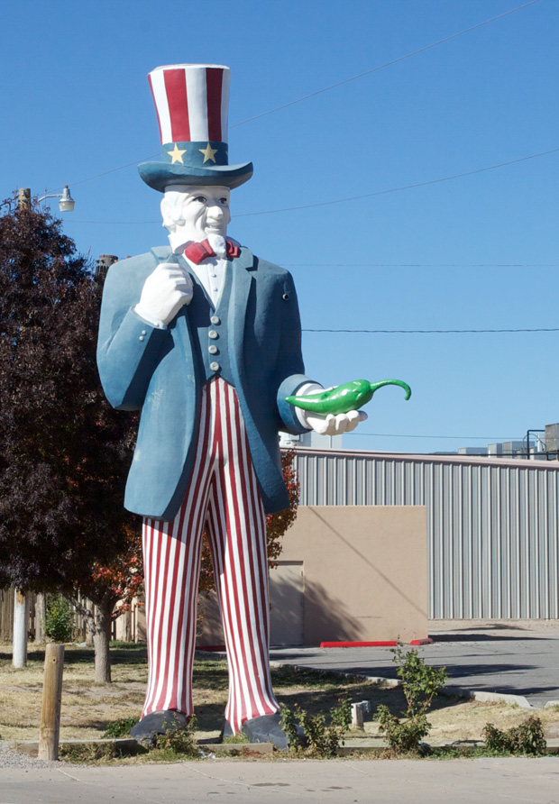 Uncle Sam with Green Chile 
